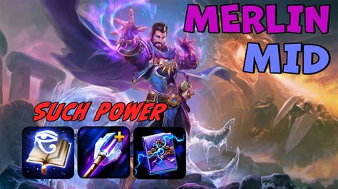 BEST MAGE MERLIN MID SMITE SEASON 9 CONQUEST YouTube