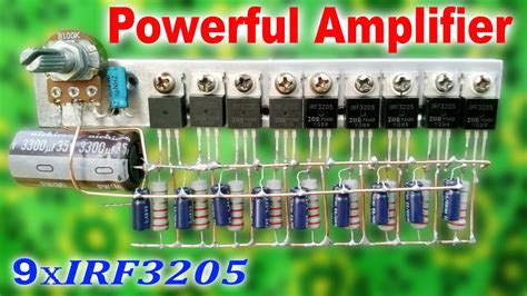 Powerful Amplifier Circuit How To Make Dj Amplifier At Home How