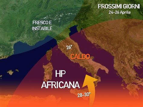 Previsioni Meteo Nei Prossimi Giorni Alta Pressione Africana E Caldo