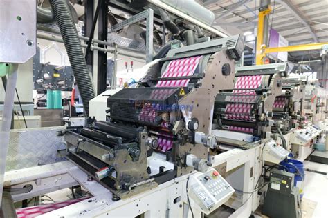 OMET MULTIFLEX UN 420 420 FP 7 Colours Flexo Label Press Delam Relam