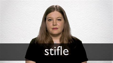 How to pronounce STIFLE in British English - YouTube