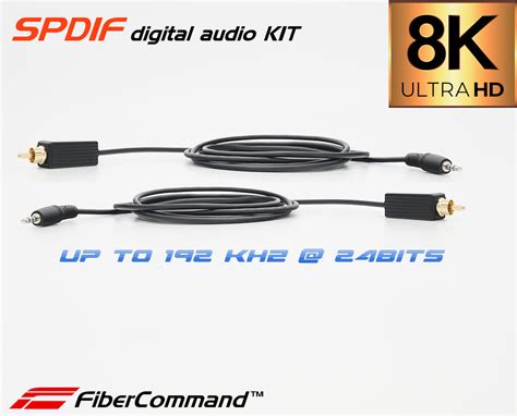 SPDIF Digital Audio Connection Kit – FiberCommand