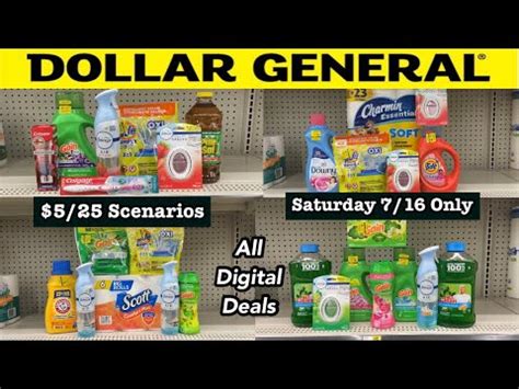 Dollar General Couponing 5 25 Scenarios All Digital Deals For