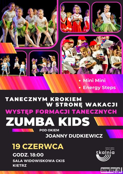 Tkalnia zaprasza na podsumowanie sezonu Zumba Kids Racibórz Kietrz