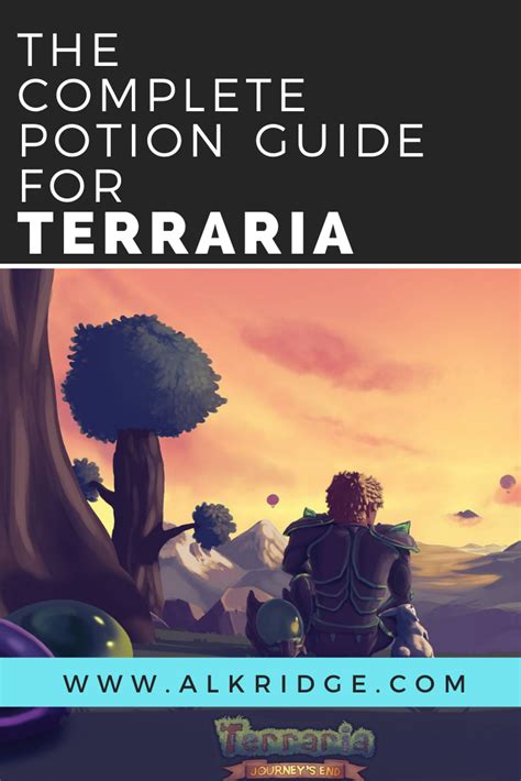 The Complete Potion Guide For Terraria | Terrarium, Terrarium base, Game guide