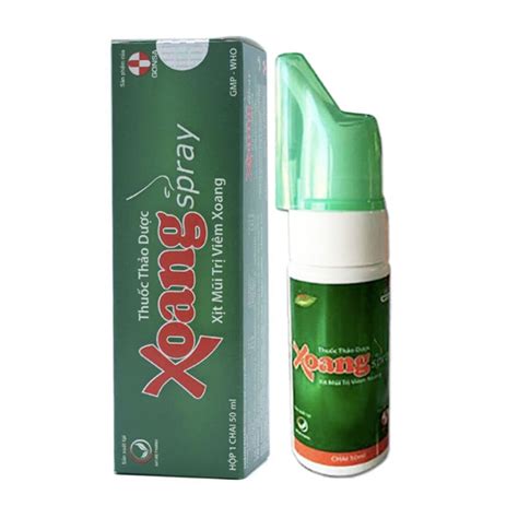 Thuốc Xịt Mũi Xoang Spray Trị Cúm Viêm Mũi Xoang Chai 50ml