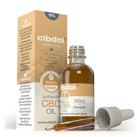 CBD Olej 5 2500mg 50ml Cibdol