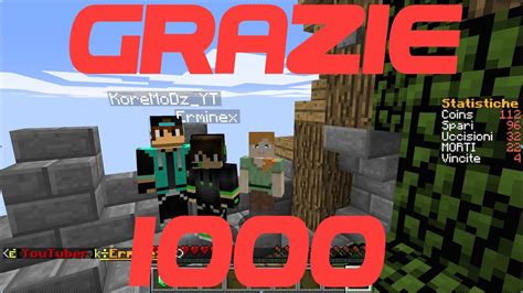 Speciale K Iscritti Minecraft Minigames W Koremodz Erminex