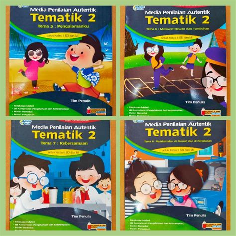 Jual Buku Pelajaran Media Penilaian Autentik Tematik Tema Kelas