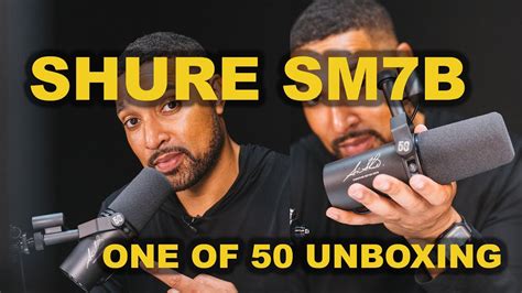 Shure SM7B 50th Anniversary Unboxing And Review YouTube