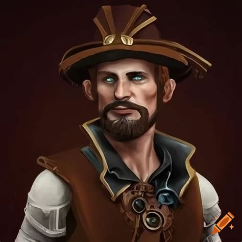 Male Steampunk Mage On Craiyon