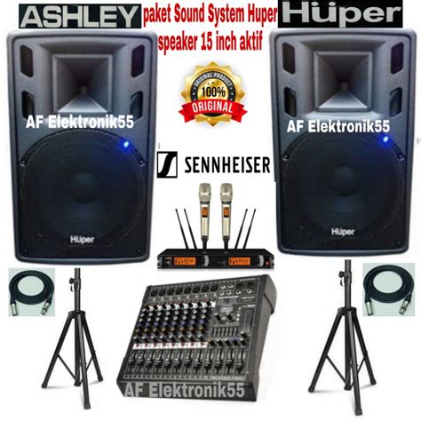 Jual Paket Sound System Speaker Aktif Huper 15 Inch 15 HA 400 Original