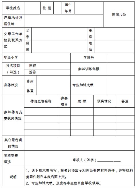 2017年南师附中树人学校体育特长生招生报名表树人国际南京奥数网