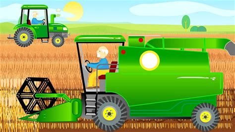 Tractor And Agricultural VEHICLES Tractor And Combine Harvester