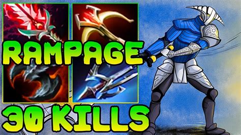 Sven Rampage 30 Kills Sven Dota 2 One Man Win Sven Dota Gameplay