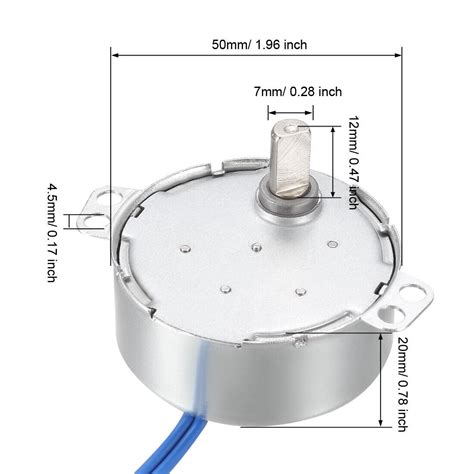 Metal Gear Synchronous Motor Ac V Rpm Hz Ccw Cw W