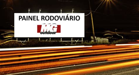 Painel Rodovi Rio Em Minas Gerais Outdoor Minas Gerais Front Light