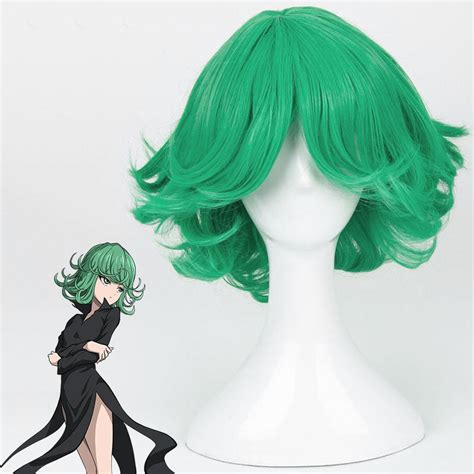 One Punch Man Tornado of Terror Tatsumaki Green Cosplay Wig – Winkcosplay