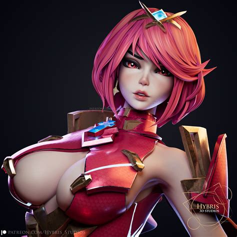 Pyra From Xenoblade Chronicles Commercial Package 3d Model 3d Printable