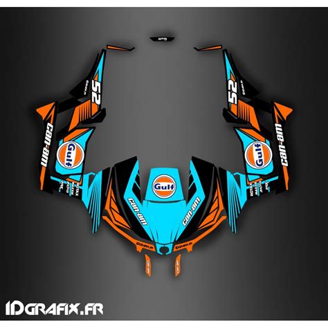 Kit D Coration Perso Gulf Series Bleu Idgrafix Can Am