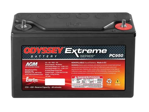 Odyssey Batteries PC950 Extreme Racing Battery 950 PHCA 450 CCA RC Min