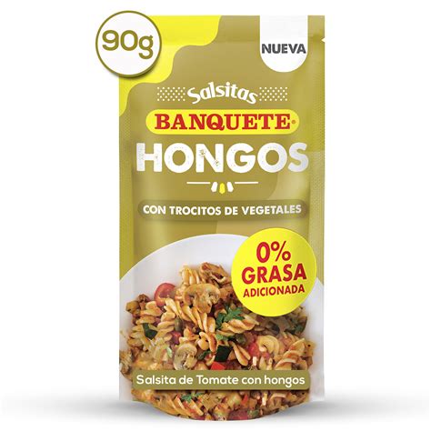 Comprar Salsita Tomate Con Hongos Banquete Doypack 90g Walmart