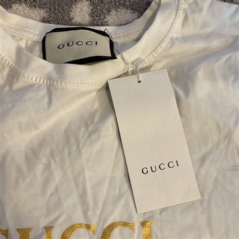 Gucci Shirts Gucci White Tshirt Poshmark