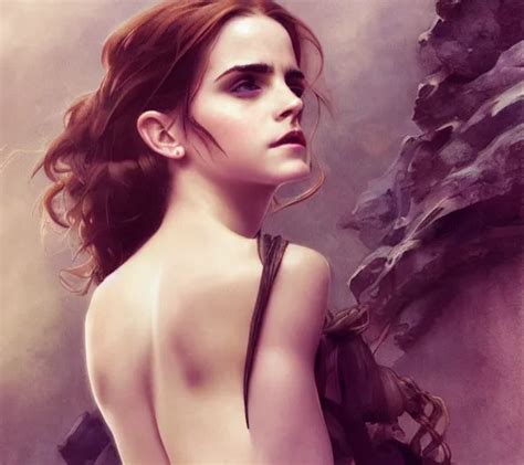 Photography Of A Sensual Emma Watson With Bondage Stable Diffusion