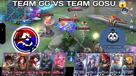 Omg Finally Team Gg Gaimin Gladiator Vs Team Gosu Intense