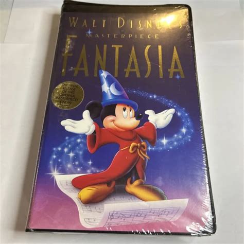 FANTASIA VHS FACTORY Sealed Walt Disney S Masterpiece Unopened