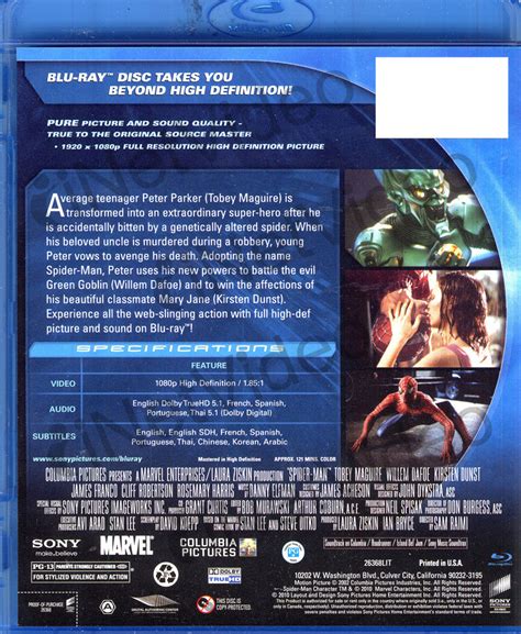 Spider-Man (Blu-ray) on BLU-RAY Movie