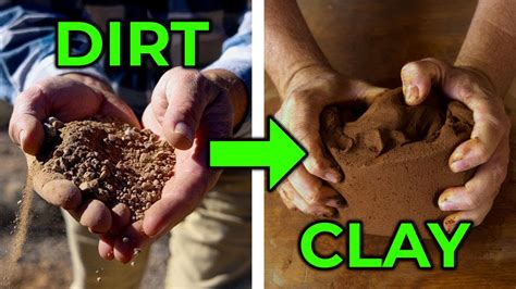 How To Make Clay From Dirt Part Youtube