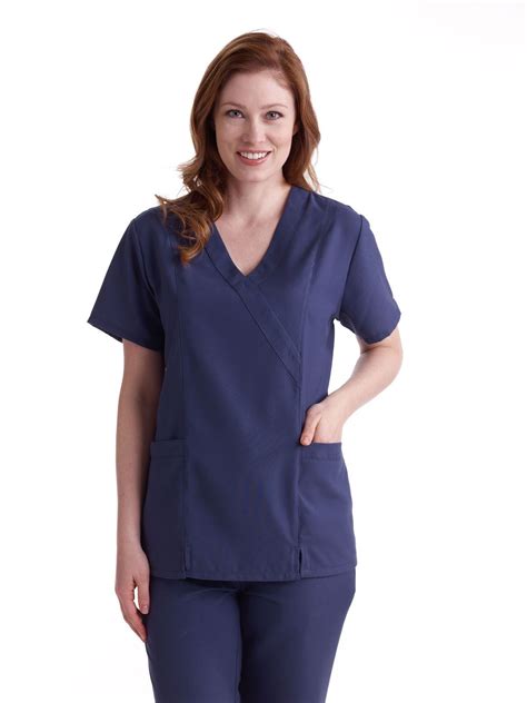 Performax Mock Wrap Tunic Scrub Tops Medline Industries Inc Tunic