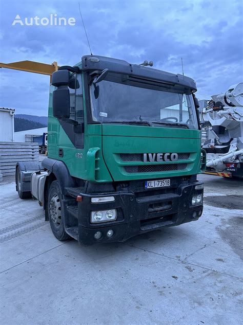 IVECO Stralis 420 truck tractor for sale Poland Skórka XT39594