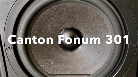 Canton Fonum Speakers Lautsprecher Youtube