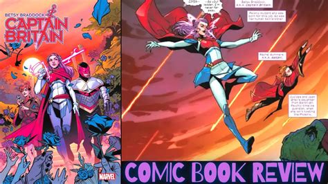 Comic Review Betsy Braddock Captain Britain 1 Marvel Comics Youtube