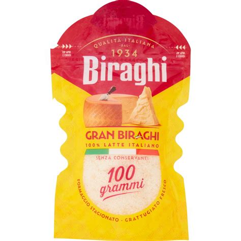 Formaggio Grattugiato BIRAGHI 100 G Coop Shop