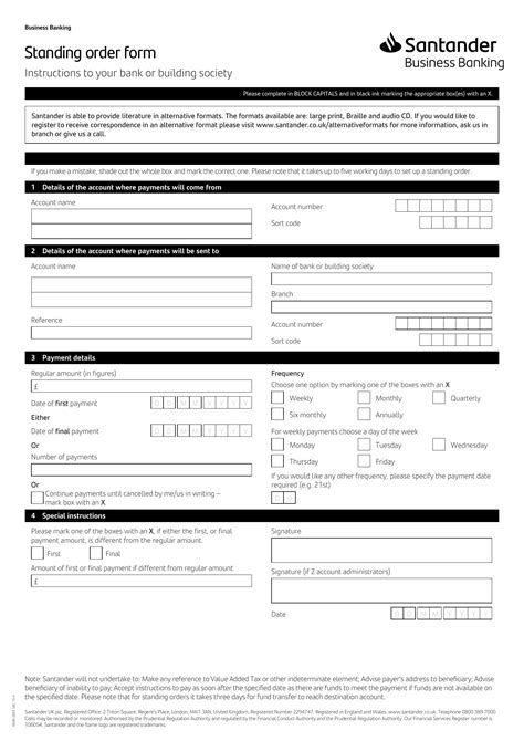 Standing Order Form Fill Out Printable Pdf Forms Online