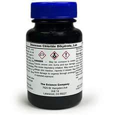 Lab Grade Stannous Chloride, 100g for sale. Buy from The Science Company.