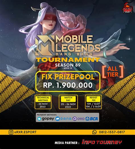 Turnamen Mobile Legends Rxr E Sport S89