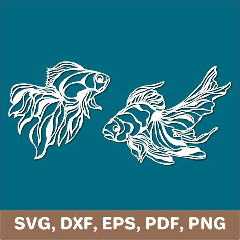 Fish Svg Fish Dxf Fish Png Fish Cut File Fish Cricut Fi Inspire