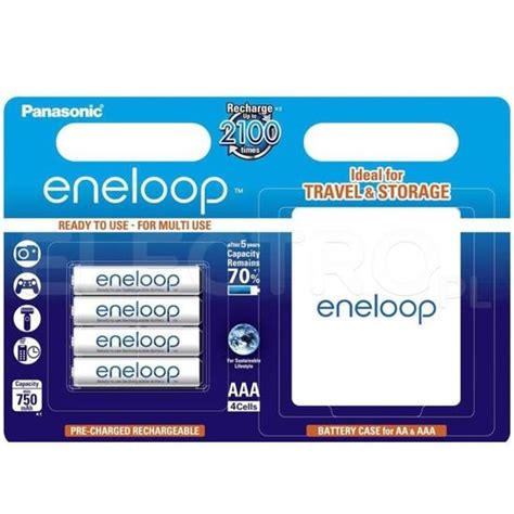 1x4 Panasonic Eneloop Micro Aaa 750 Mah Akkubox Cdiscount Jeux Jouets