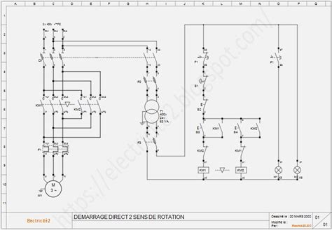 Schema Electrique De Demarrage Des Moteurs