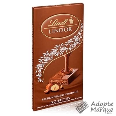 Lindt Lindor Tablette Chocolat Au Lait Noisettes La Tablette De