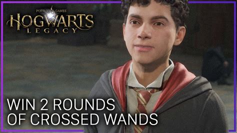 Hogwarts Legacy Win Rounds Of Crossed Wands Side Quest Youtube