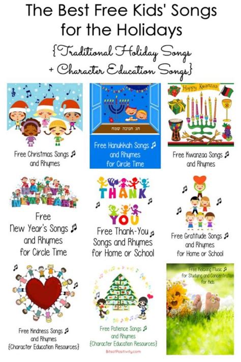 The Best Free Kids' Songs for the Holidays {Traditional Holiday Songs ...