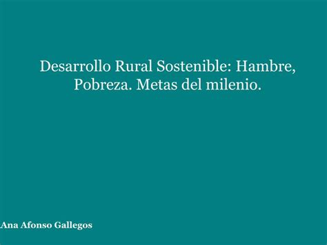 PDF Desarrollo Rural Sostenible Hambre Pobreza Metas Ocw Upm Es