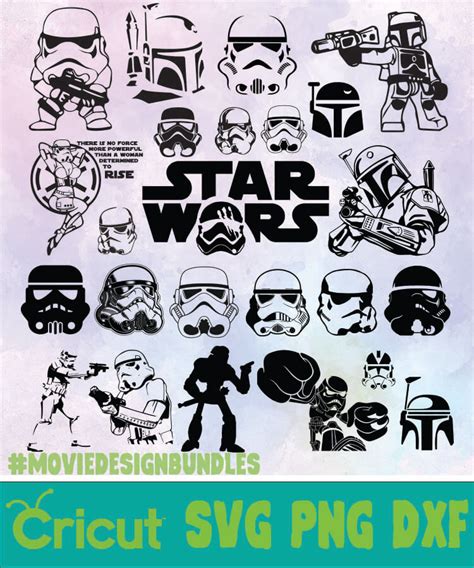 Star Wars Storm Trooper Bundles Svg Png Dxf Movie Design Bundles