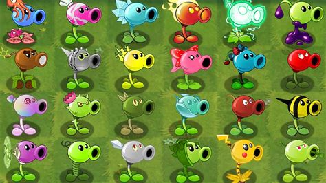 All Peas Plants Power Up In Plants Vs Zombies 2 Youtube