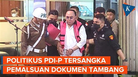 Politikus Pdi P Ismail Thomas Jadi Tersangka Pemalsuan Dokumen Tambang